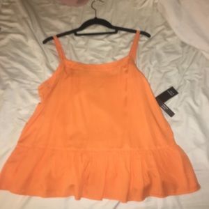 Orange boutique top